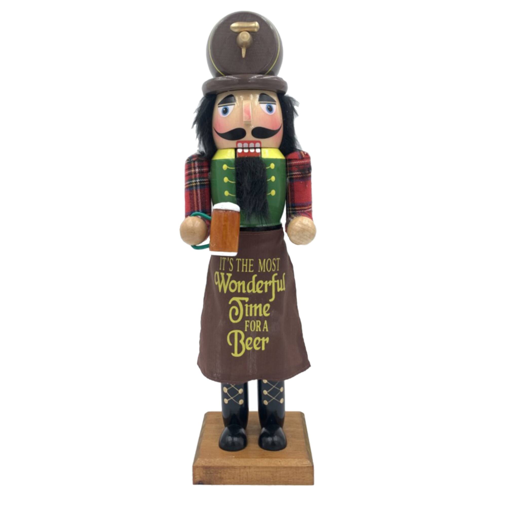 Santa's Workshop 14" Wonderful Time for Beer Nutcracker